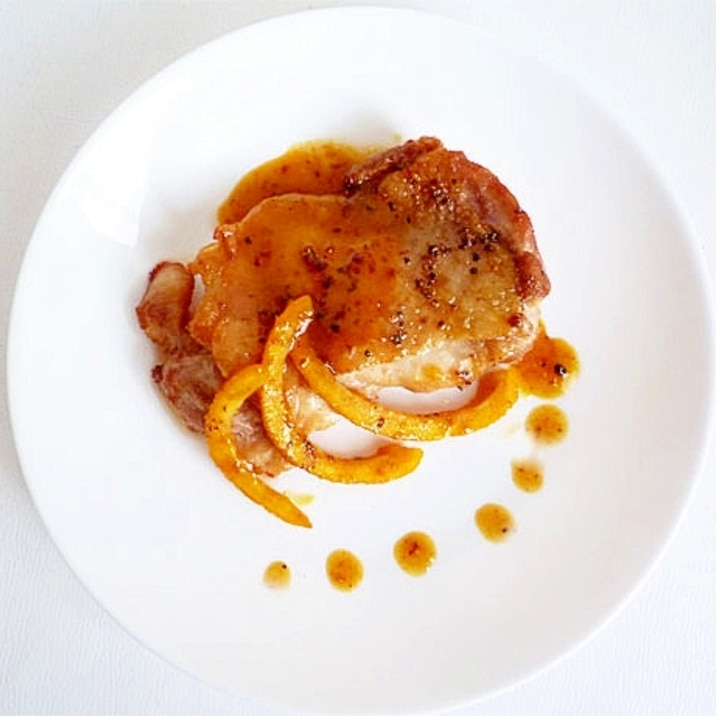 鶏もも肉のオレンジソース添え レシピ 作り方 By Liqueur 楽天レシピ